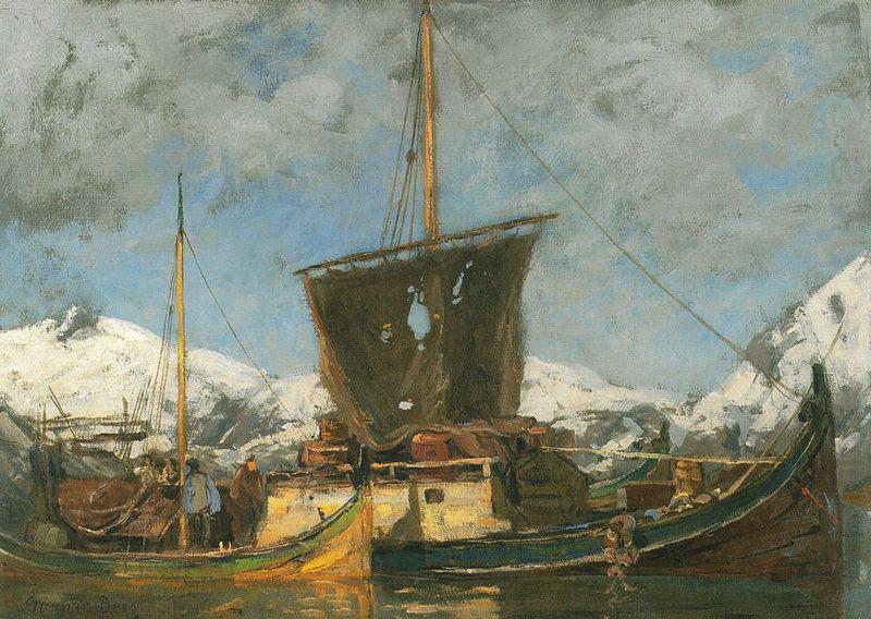 Sjekter ved Nordlandskysten, Gunnar Berg